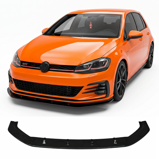 Lama Spoiler Paraurti Anteriore per Volkswagen Golf MK7-MK7.5-8 GTI GTD R R-Line