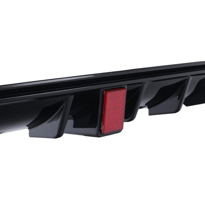 Diffusore Posteriore TCR Look con Stop a led per Volkswagen Golf MK7.5 GTI GTD R (17-20)