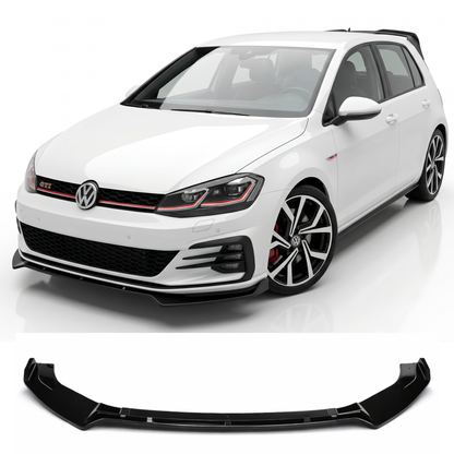 Lama Spoiler Paraurti Anteriore Per Volkswagen Golf MK7 - MK7.5 GTI GTD R R-Line