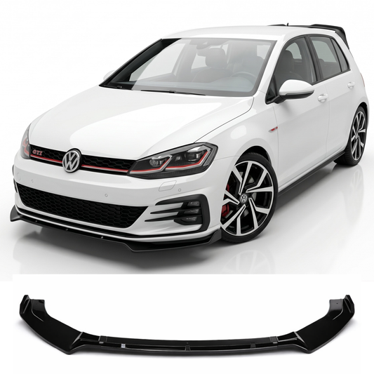 Lama Spoiler Paraurti Anteriore Per Volkswagen Golf MK7 - MK7.5 GTI GTD R R-Line