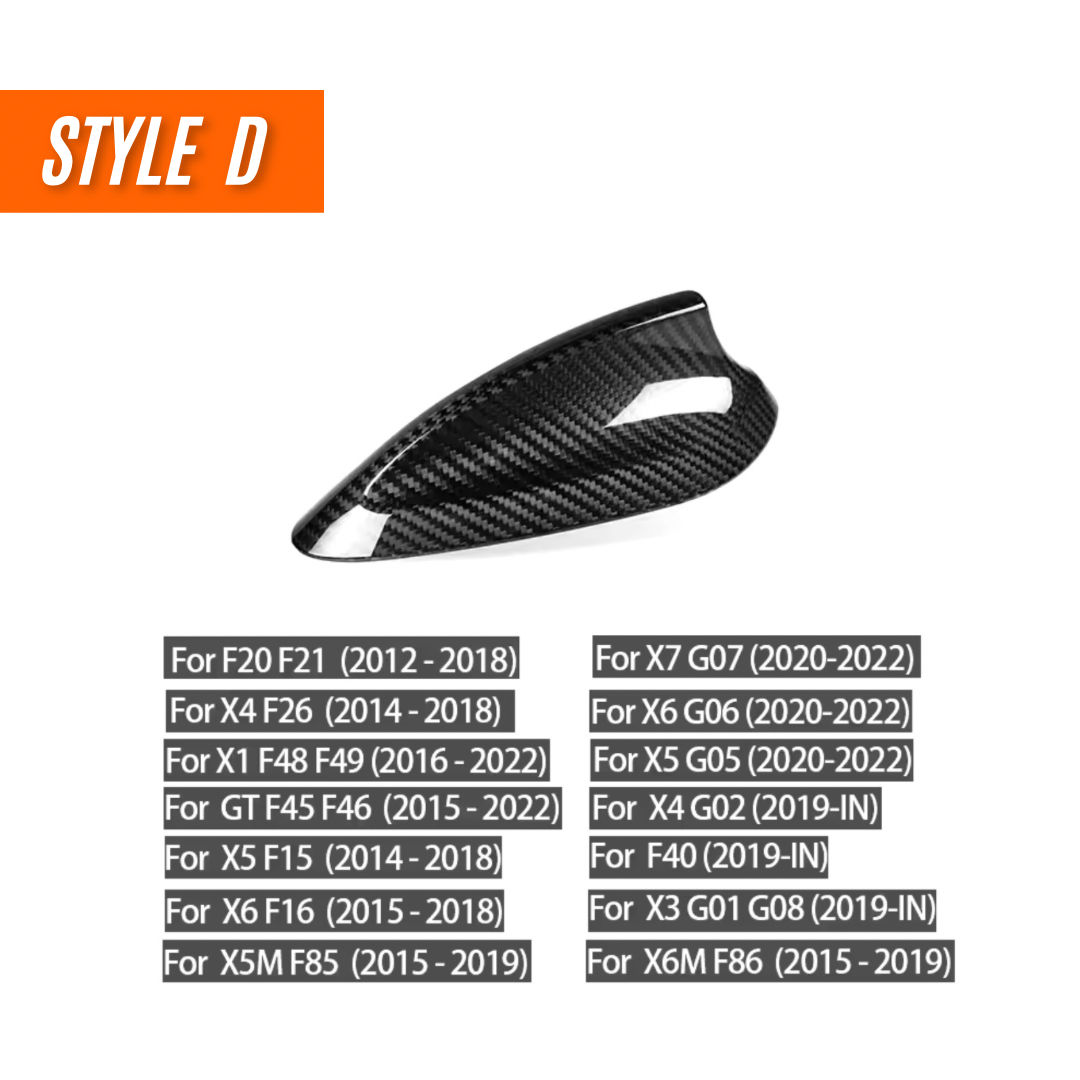Cover Antenna Real Carbon Fiber per Bmw