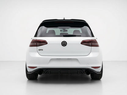 Diffusore Posteriore TCR Look Doppia uscita per VW Golf MK7 GTI GTD (12-16)