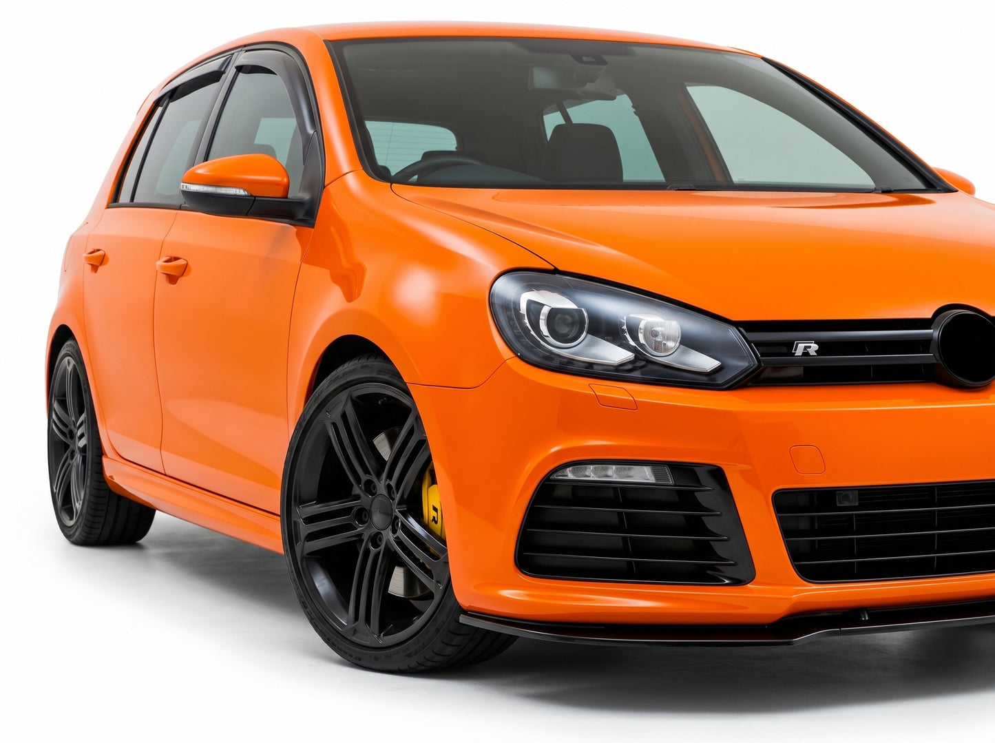 Lama Spoiler Paraurti Anteriore Per Golf MK6 R R20 (2008-2013)
