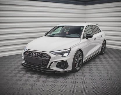 Lama Spoiler Paraurti Anteriore Per Audi A3 S3 S-line 8Y (20-24)