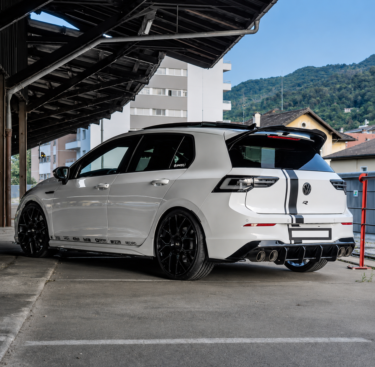 Prolunga spoiler tetto per Volkswagen Golf Clubsport / R MK8 MK8.5 (2020+)