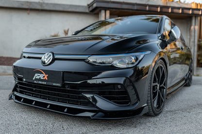 APEX - Lama spoiler anteriore per VW Golf MK8 R (2020-2024)