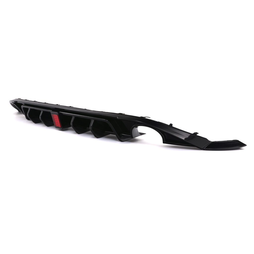 Diffusore Posteriore TCR Look con Stop a led per Volkswagen Golf MK7 GTI GTD R (12-16)
