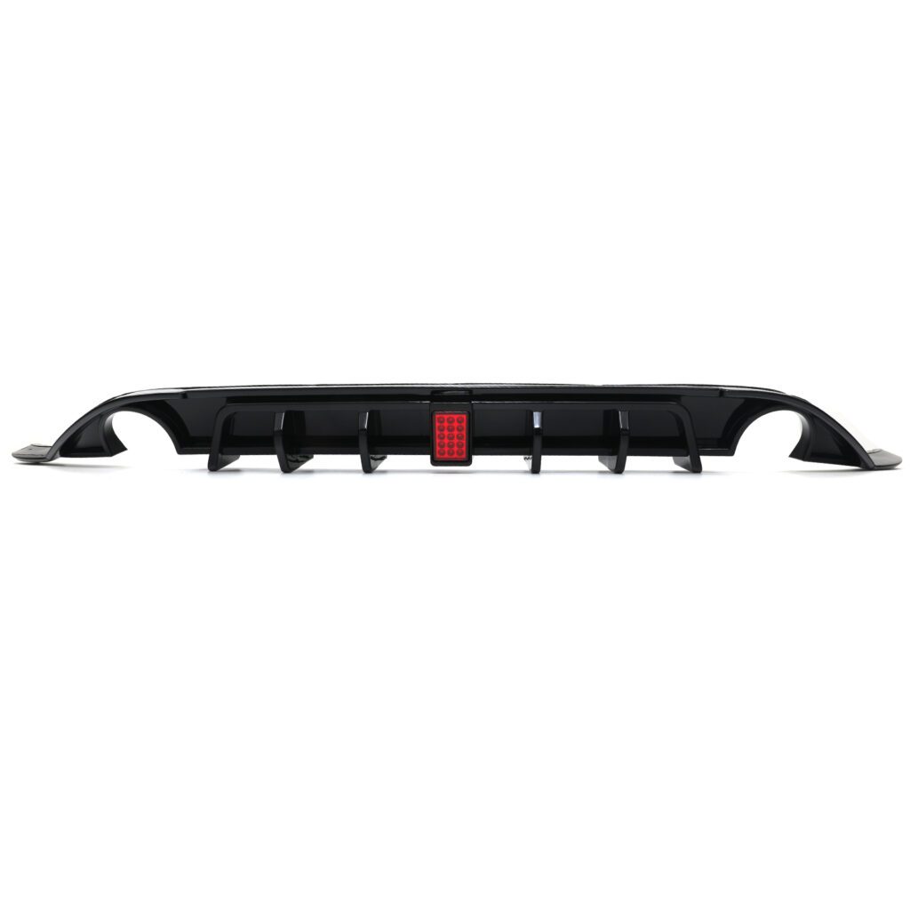 Diffusore Posteriore TCR Look con Stop a led per Volkswagen Golf MK7 GTI GTD R (12-16)