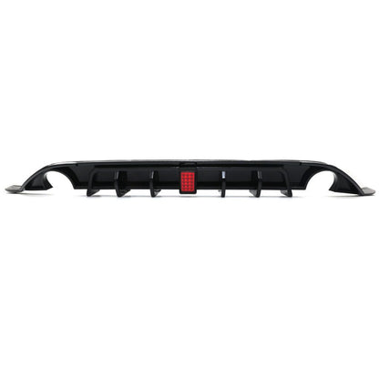 Diffusore Posteriore TCR Look con Stop a led per Volkswagen Golf MK7 GTI GTD R (12-16)