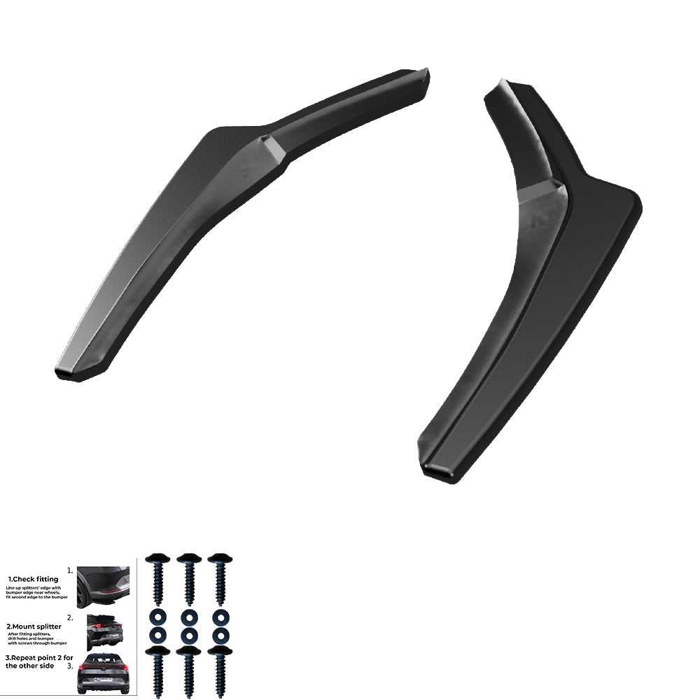 Rear Side Splitters BMW 1 Series