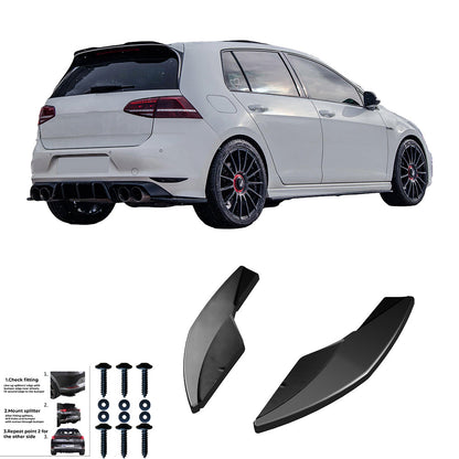 Rear Side Splitters VW VOLKSWAGEN Golf