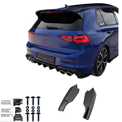 Rear Side Splitters VW VOLKSWAGEN Golf