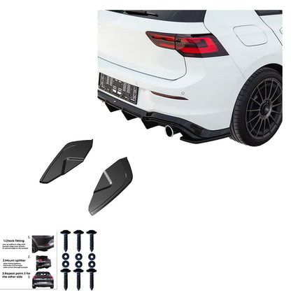 Rear Side Splitters VW VOLKSWAGEN Golf