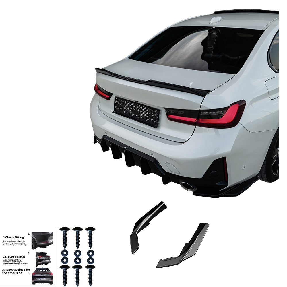 Rear Side Splitters BMW 3 Series