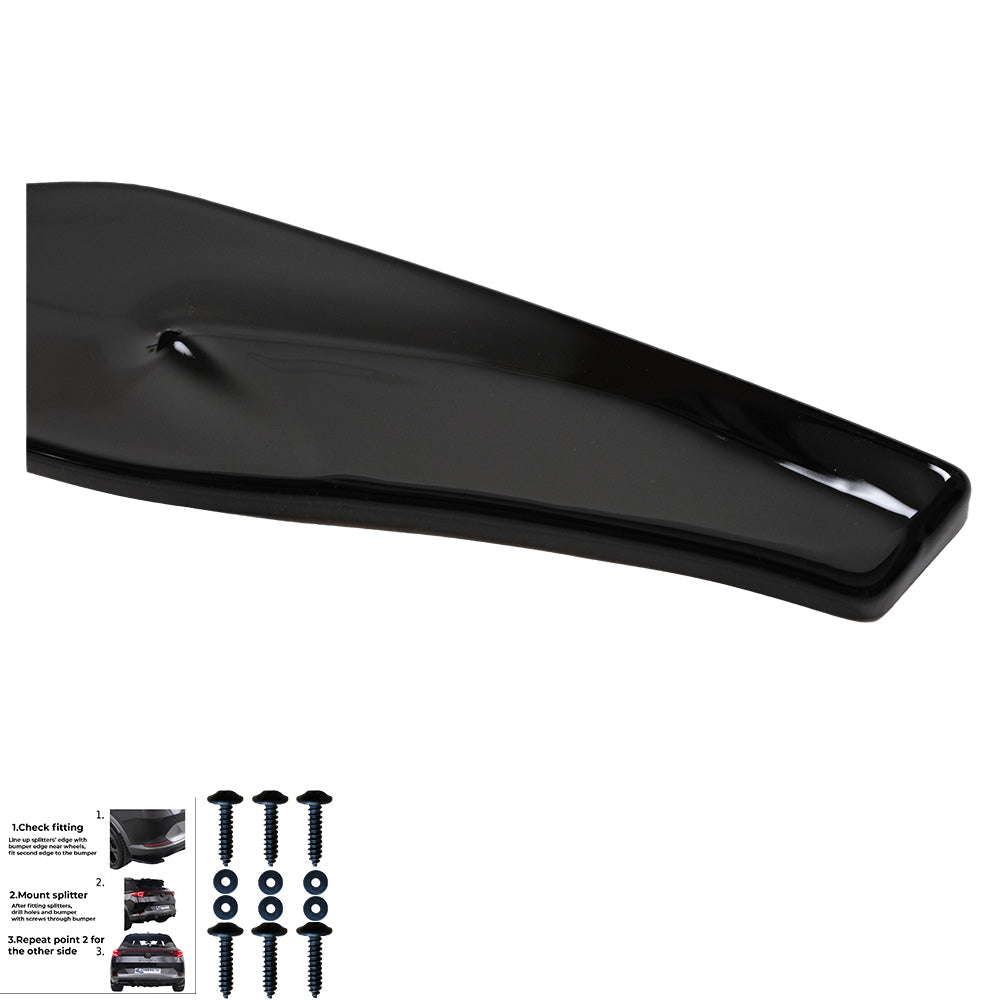Rear Side Splitters AUDI S3