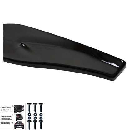 Rear Side Splitters AUDI S3
