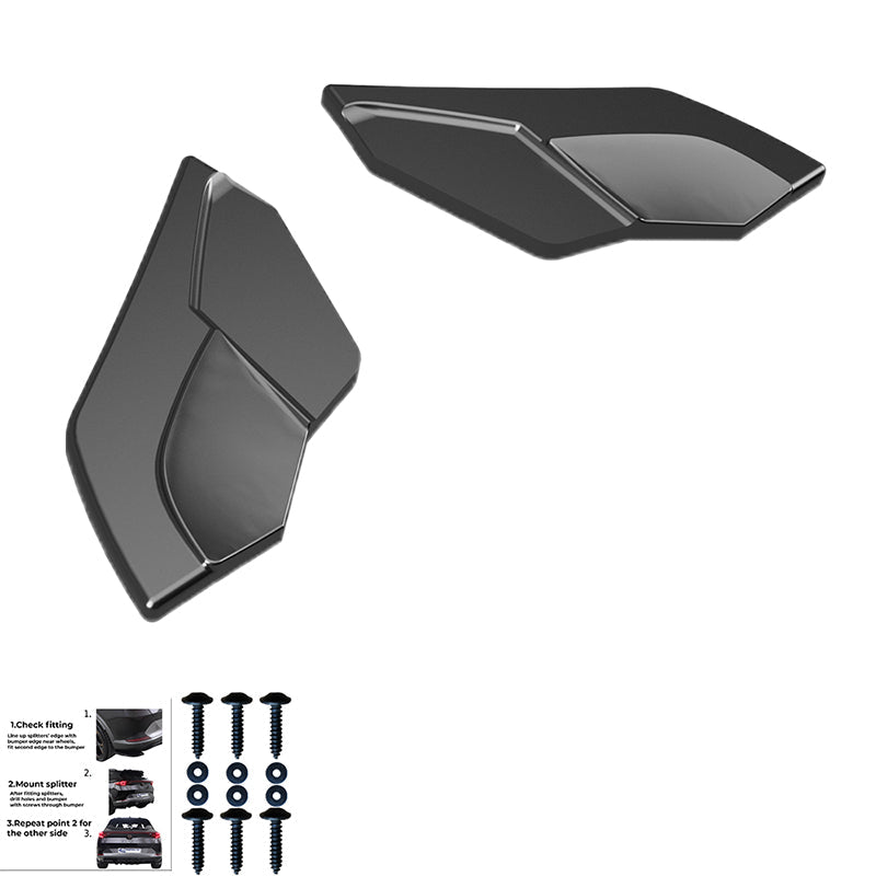 Rear Side Splitters VW VOLKSWAGEN Polo