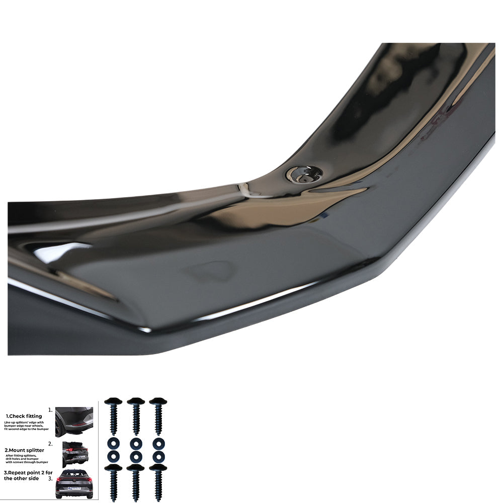 Rear Side Splitters MERCEDES A Class