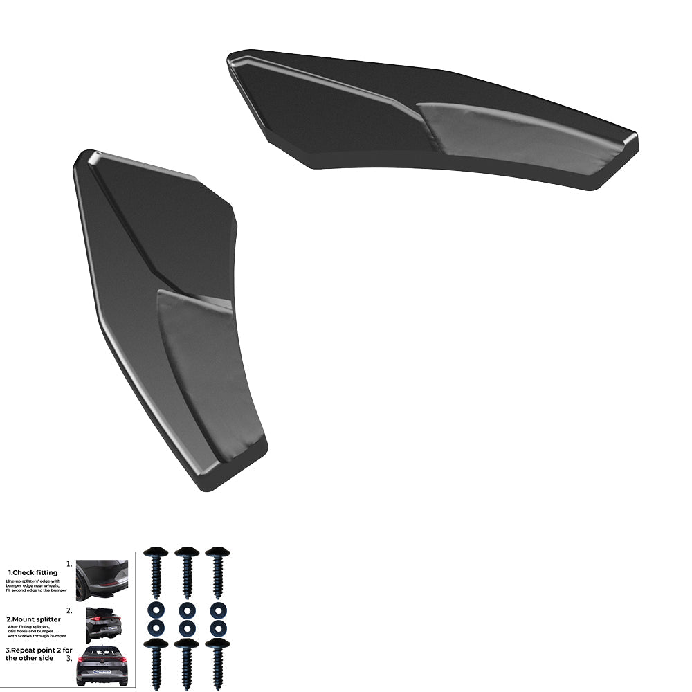 Rear Side Splitters AUDI S3