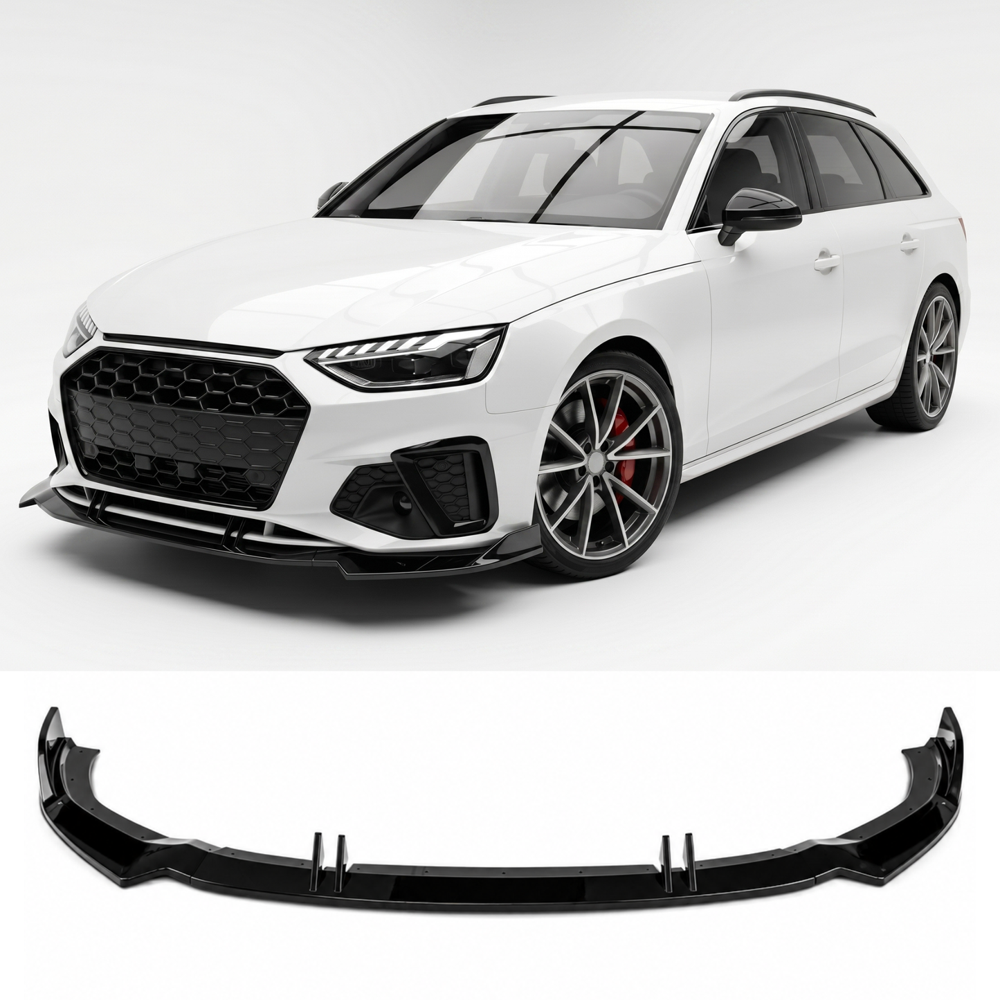 Lama spoiler anteriore per Audi A4 S-Line / S4 B9 Facelift (2019-2024)