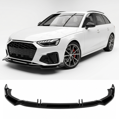 Lama spoiler anteriore per Audi A4 S-Line / S4 B9 Facelift (2019-2024)
