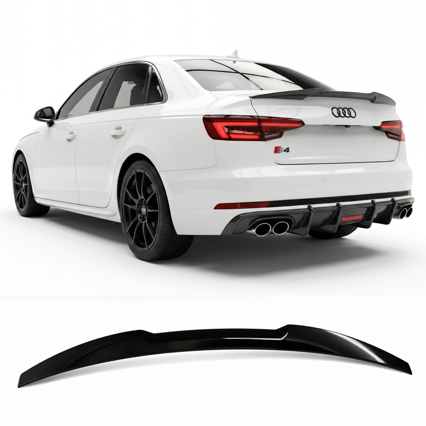 Spoiler Posteriore per AUDI A4 S4 B9 Sedan
