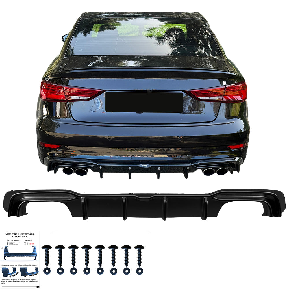 Rear Diffusor AUDI S3