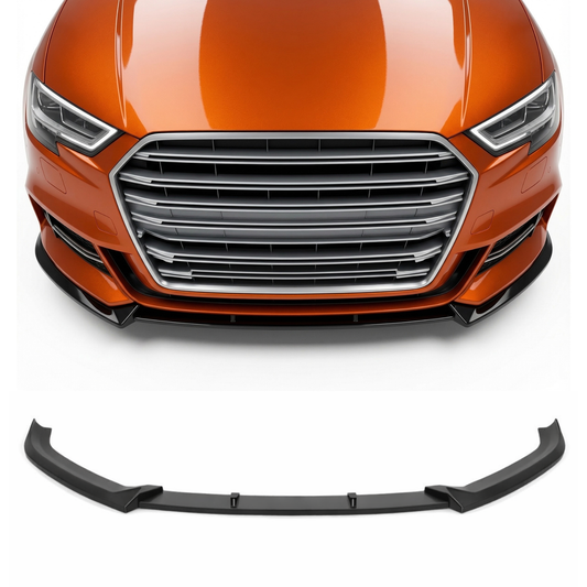 Lama Spoiler Paraurti Anteriore Per Audi A3 S3 S-line 8V (17-20)