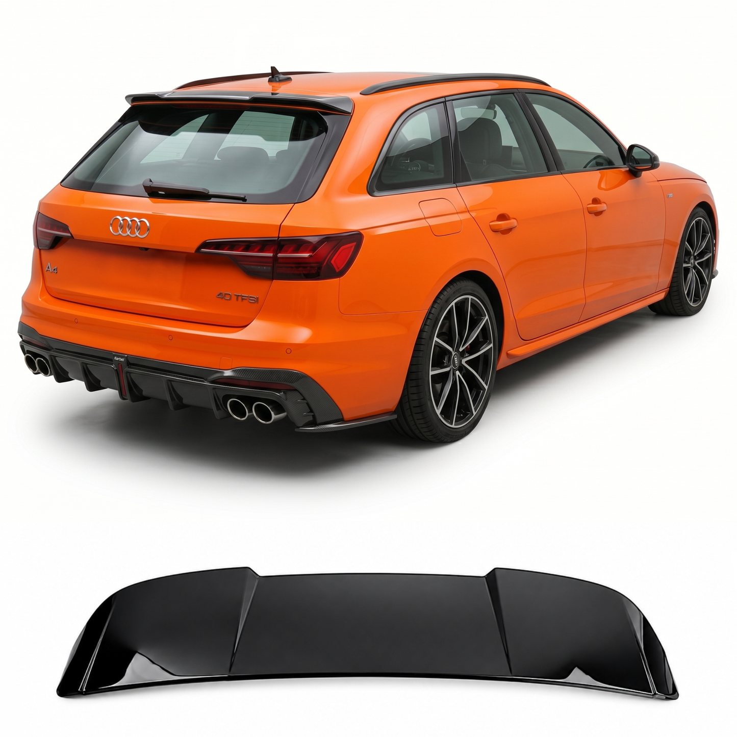 Spoiler tetto posteriore per AUDI A4 B9 Avant 8W (2015-2022)