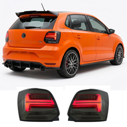 Fanali posteriori Full Led Fumè per Volkswagen Polo MK5 6R 6C (2011-2017)