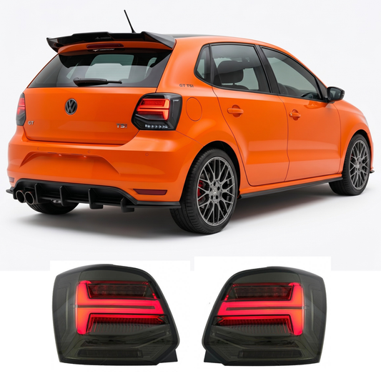 Fanali posteriori Full Led Fumè per Volkswagen Polo MK5 6R 6C (2011-2017)