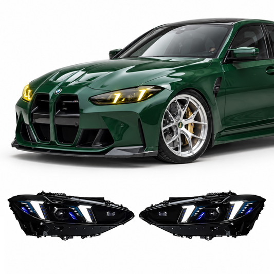 Coppia Fanali Anteriori DRL Full Led per Bmw G22 G82 G80 M3 M4