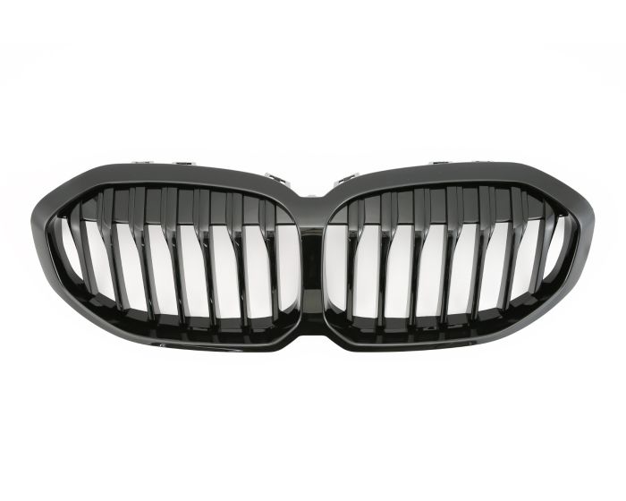 Griglia Anteriore M Look per BMW Serie 1 F40 F41 Nero Lucido (19-26)