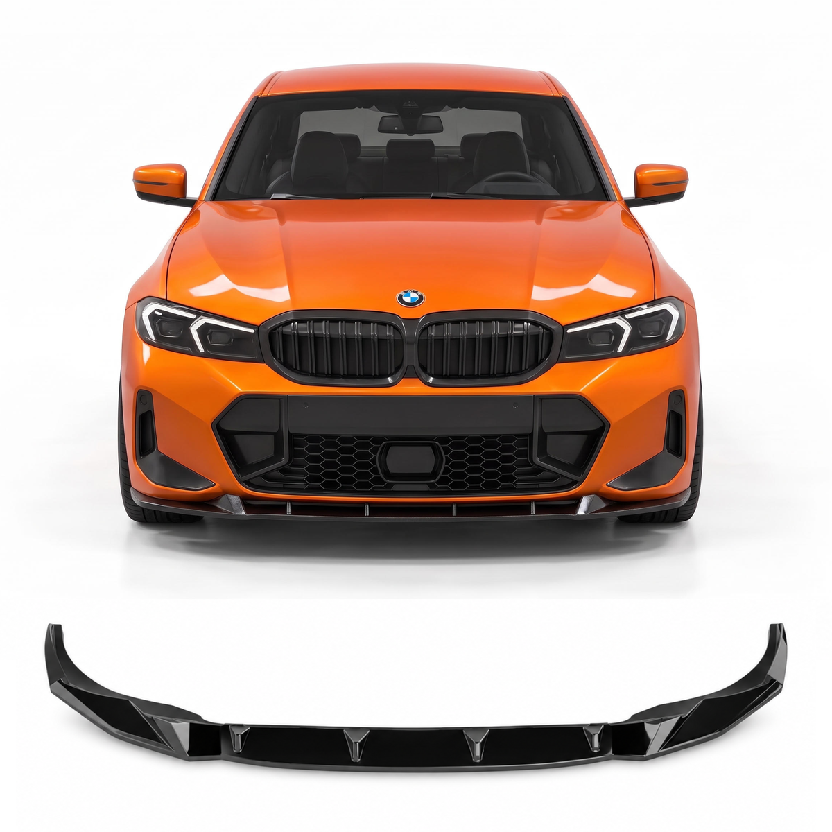 APEX DESIGN - Lama spoiler anteriore per BMW Serie 3 G20/G21 M‑Pack Facelift (2022+)