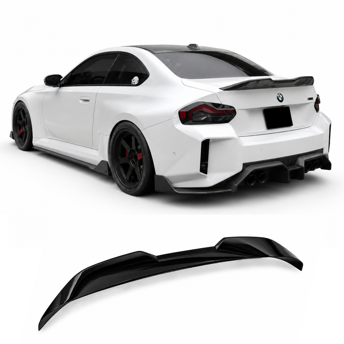 Spoiler Posteriore per BMW Serie 2 G42 G87 (21-24)